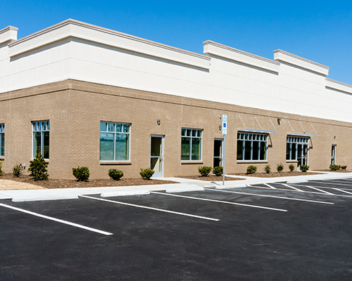 Commercial pressure washing in Swepsonville